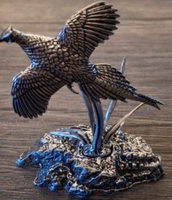 Pewter statuette rising - pewter,