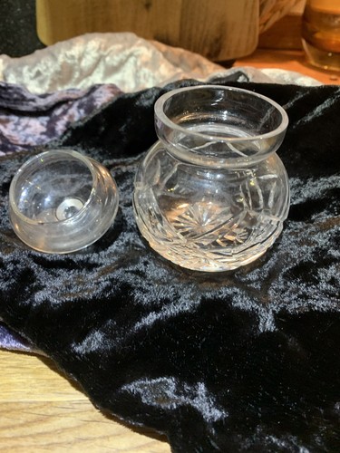 Royal brierley crystal vase - ,