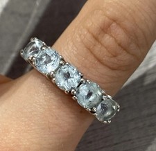 925 Sterling Silver Blue Topaz