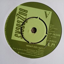 BUZZCOCKS WHAT DO I GET VINYL SINGLE RECORD PUNK NEW WAVE