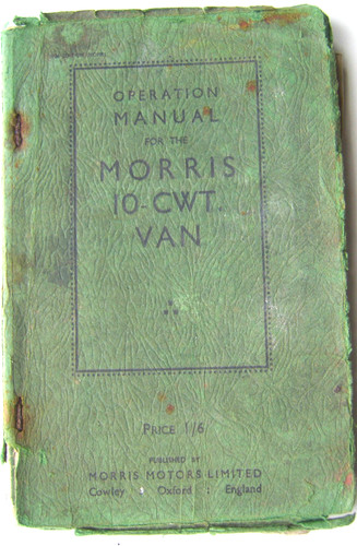 Morris ten cwt van - morris,