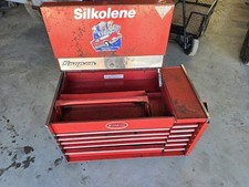 Snap on cabinet top box tool chest master series red mechanic 
