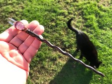 Rosewood Crystal Wand, 21