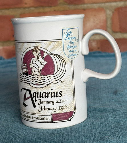 Vintage dunoon aquarius zodiac - vintage,