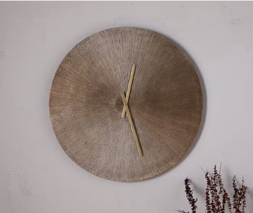 Nkuku zuwena etched wall clock - etched,