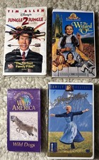 Lot 4 VHS Wizard of Oz Sound