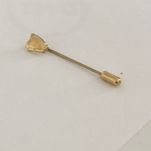 Guinness harp tie pin gold - harp,