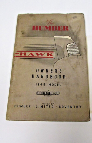 Humber hawk 1948 - model, owners