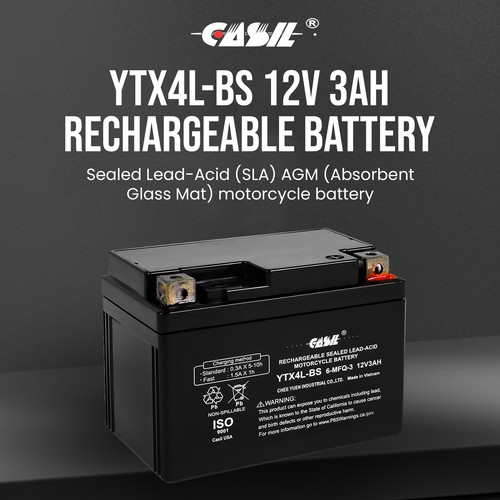 Ytx4l motorcycle battery - ytx4l-bs,