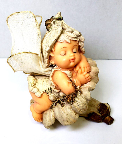 Vintage garden fairy baby - vintage,