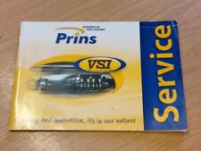Prins VSI 1 Service book LPG Autogas