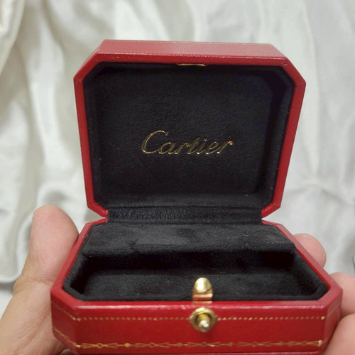 Authentic cartier earring box - earring,