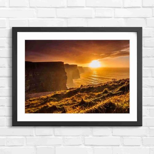 Dramatic irish coast cliffs - dramatic,