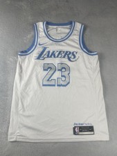 La Lakers Basketball Jersey Size Large #23 Lebron James Nike NBA Lore Series