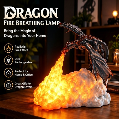 Halloween dragon night light - halloween,