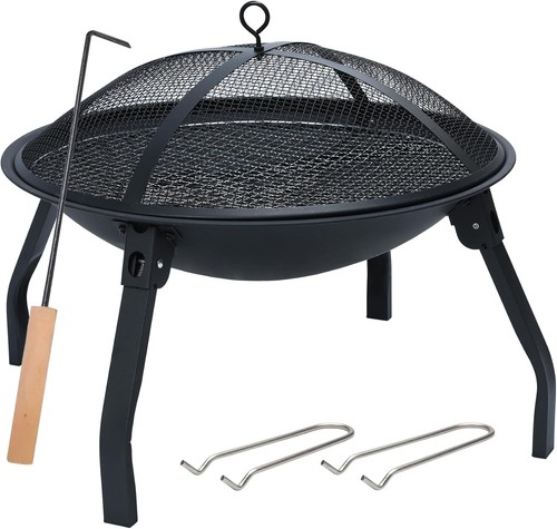 Portable fire pit bbq - pit,