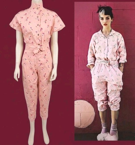 Vintage 80s pink - vintage, calico