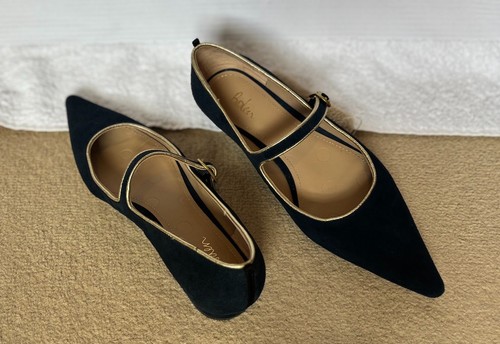 Boden navy blue pointed toe - boden,