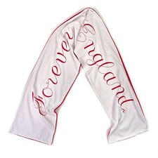 Hackett Vintage Forever England Scarf red and white 100% cotton
