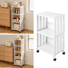 Narrow Plastic Rolling Cart