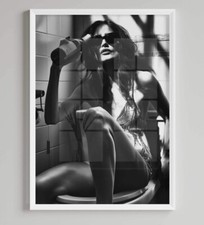 Sexy Party Girl On The Toilet