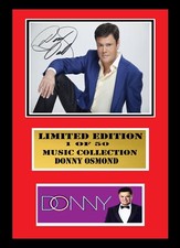 DONNY OSMOND  SIGNED  FRAMED