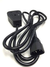 1 Gang UK socket to Male IEC