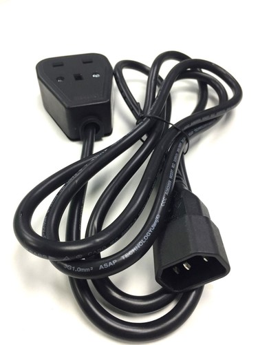 Gang socket male iec - uk, to