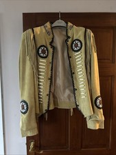 Suede Western Tasseled Indian