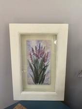 Lavender Plaque Wall Art Box Frame Shudehill Giftware 3d Vintage Art Gallery Wl