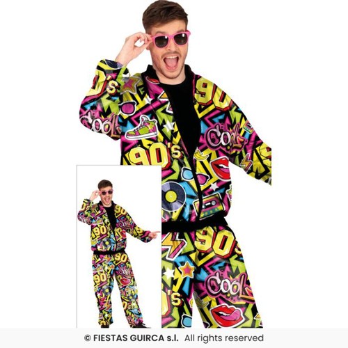 90s tracksuit multi aztec - tracksuit,