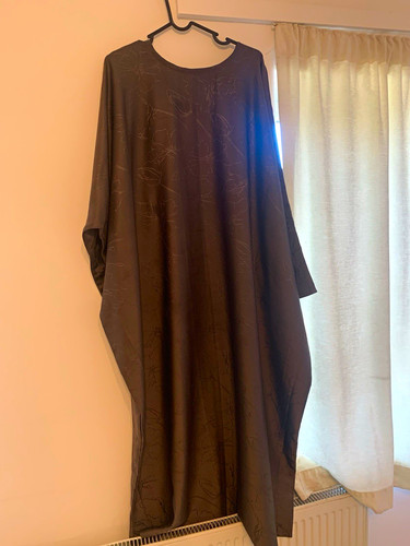 Black kaftan thobe style - thobe,