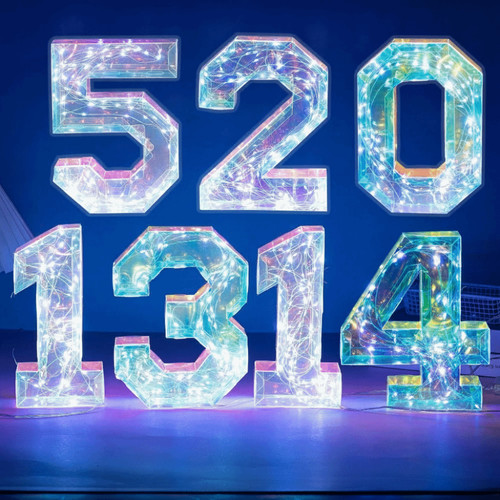 Led house number - number, light