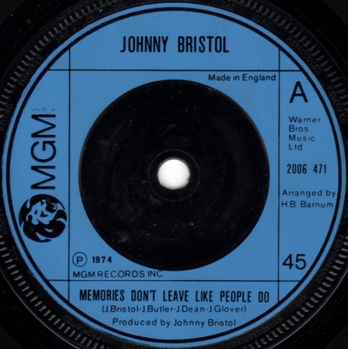 Johnny bristol memories - johnny,