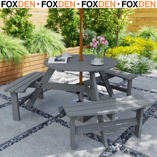 Seater round wooden - seater,