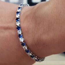 8CT Round Cut Blue Sapphire