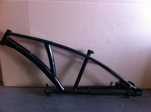Black chopper bike - bike, 1"