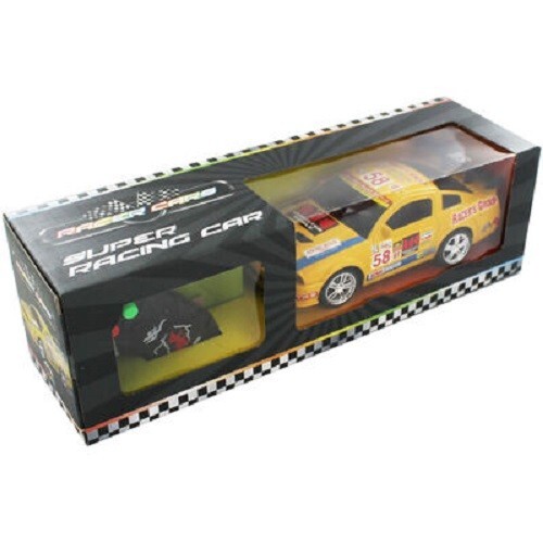 Super racing car yellow - racing,