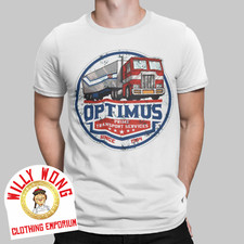 Optimus Prime T-Shirt Transformers Movie Cartoon Tee 100% retro Free Post UK