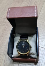 LA Banus watch- Mens Watch with leather strap. New In Box No Tags. 