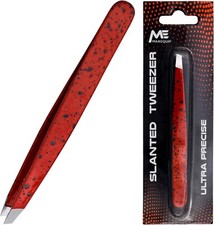 SLANTED Tweezers Eyebrow Hair Stainless Steel Tweezer Professional Men Women UK
