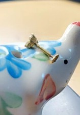 22ct Pure  3 Stone Gold Single Stud BNWT