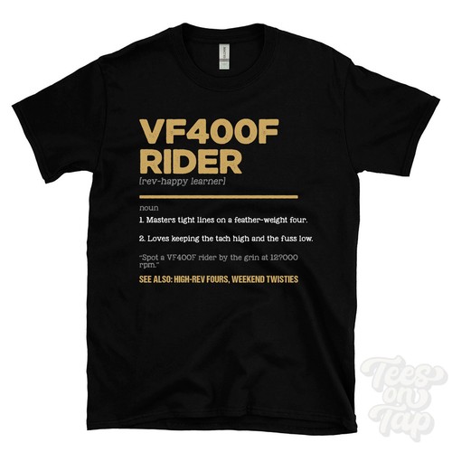 Vf400f rider shirt - vf400f,