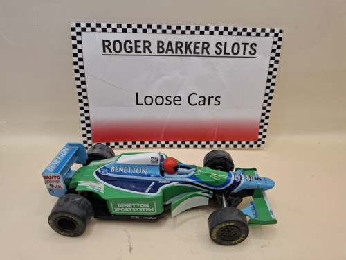 Scalextric benetton blue green - benetton,