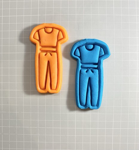 Prison uniform fondant - prison,
