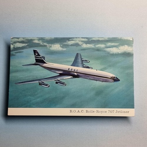 Commercial aircraft postcard - commercial,