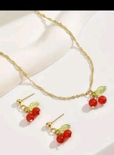 Ladies golden red cherry - golden,
