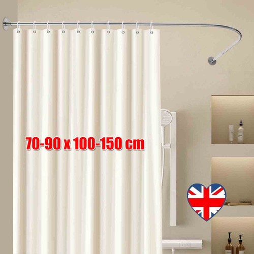 Shaped shower curtain - l,