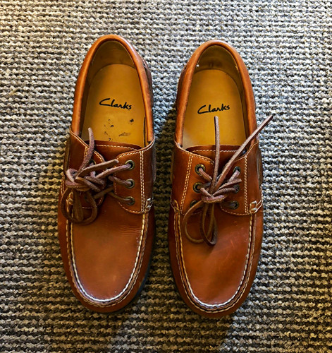 Clarks men brown - men’s, leather