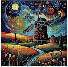 Printed Cross Stitch Kit 11 ct